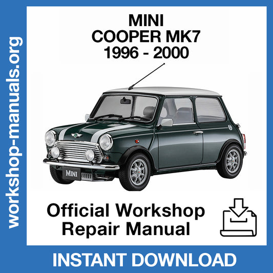 Mini Cooper MK7 (1996-2000) Official Workshop Repair Manual