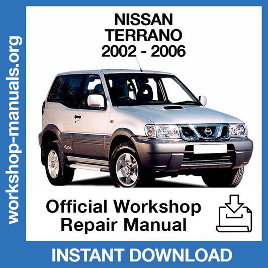 Nissan Terrano R20 (2002-2006) Official Workshop Repair Manual