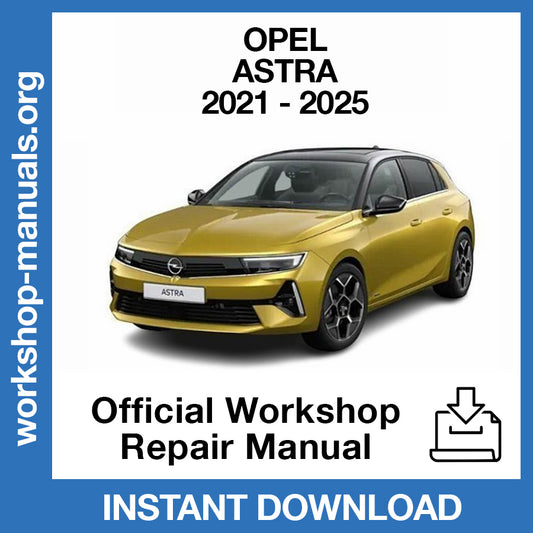 Opel Astra L (2021-2025) Official Workshop Repair Manual