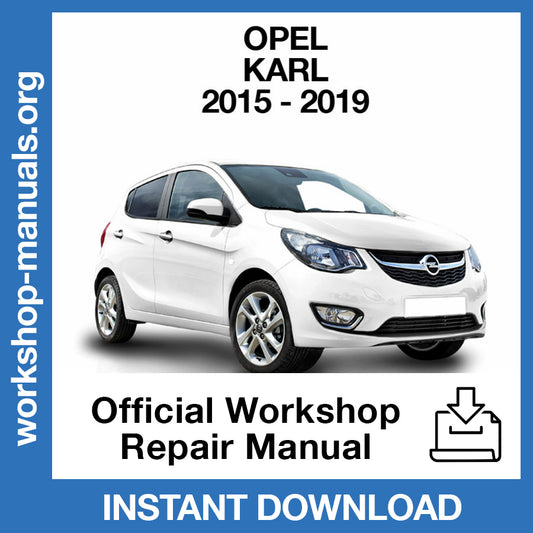 Opel Karl (2015-2019) Official Workshop Repair Manual