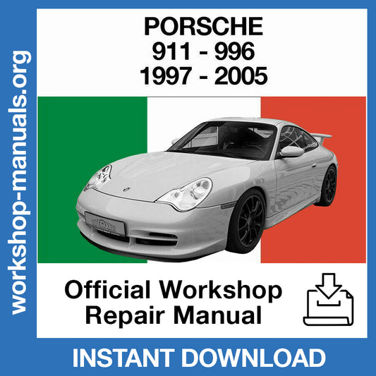 Porsche 911 996 (1997-2005) Official Workshop Repair Manual ITA