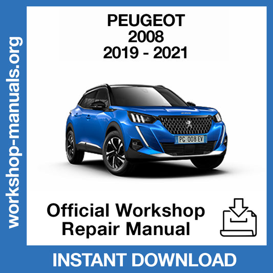 Peugeot 2008 (2019-2021) Official Workshop Repair Manual