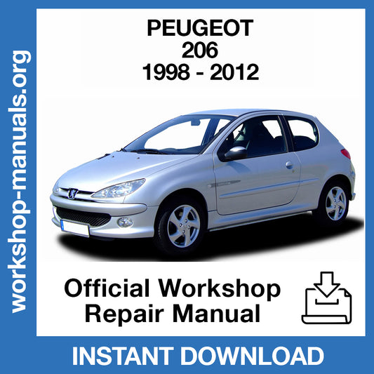 Peugeot 206 (1998-2012) Official Workshop Repair Manual