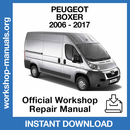 Peugeot Boxer (2006-2017) Official Workshop Repair Manual