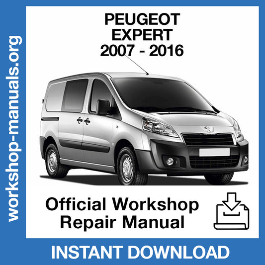 Peugeot Expert (2007-2016) Official Workshop Repair Manual