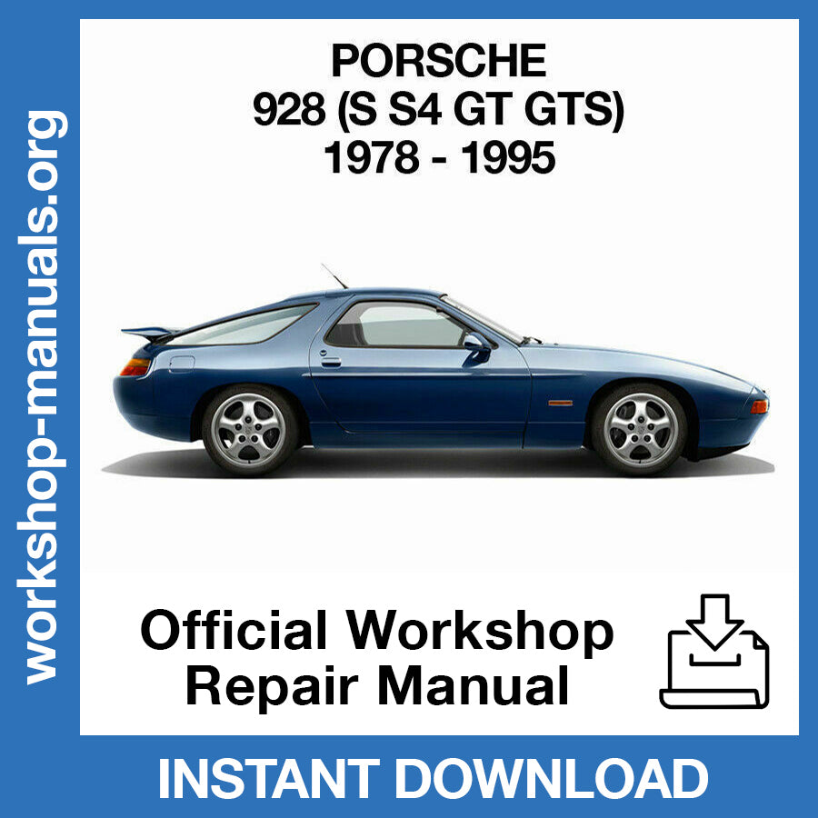 Porsche 928 (1978-1995) Official Workshop Repair Manual
