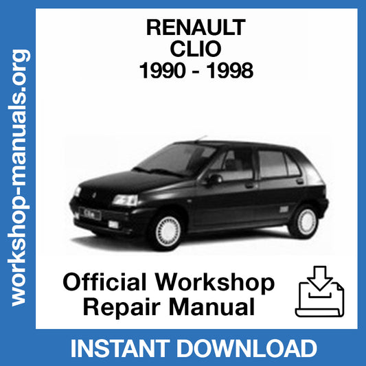 Renault Clio (1990-1998) Official Workshop Repair Manual