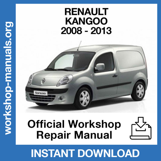 Renault Kangoo II X61 (2008-2013) Official Workshop Repair Manual