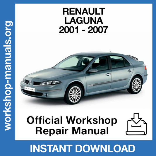 Renault Laguna II X74 (2001-2007) Official Workshop Repair Manual