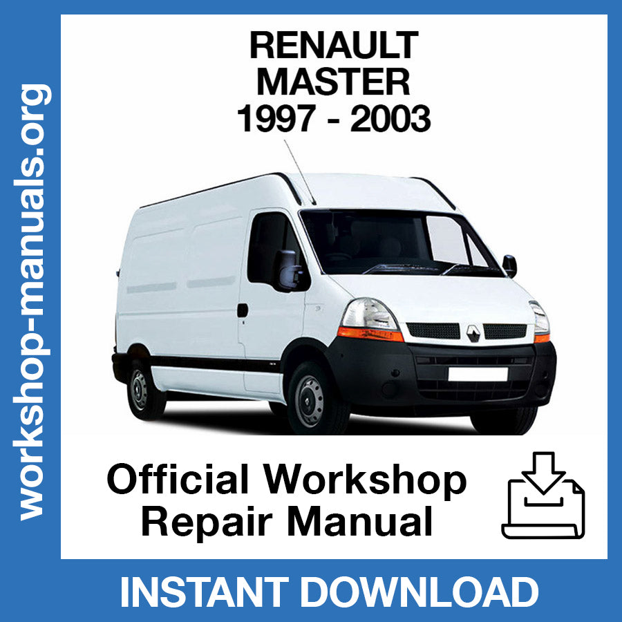 Renault Master II X70 (1997-2003) Official Workshop Repair Manual