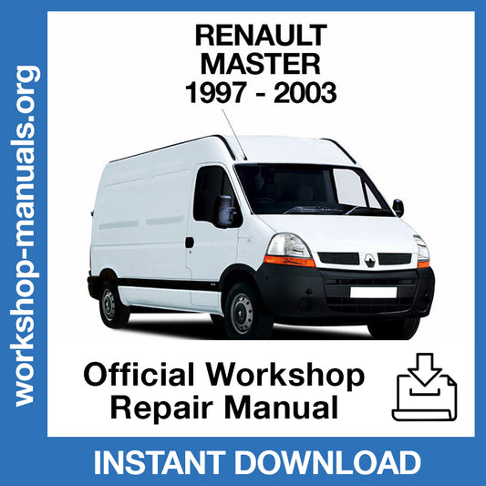 Renault Master II X70 (1997-2003) Official Workshop Repair Manual
