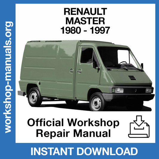 Renault Master I (1980-1997) Official Workshop Repair Manual