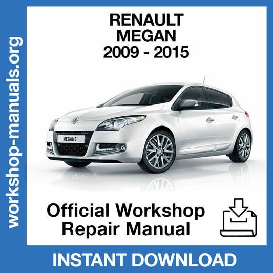 Renault Megane III X95 (2009-2015) Official Workshop Repair Manual