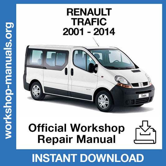 Renault Trafic II X83 (2001-2014) Official Workshop Repair Manual