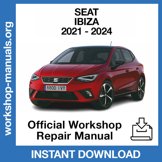 Seat Ibiza (2021-2024) Official Workshop Repair Manual