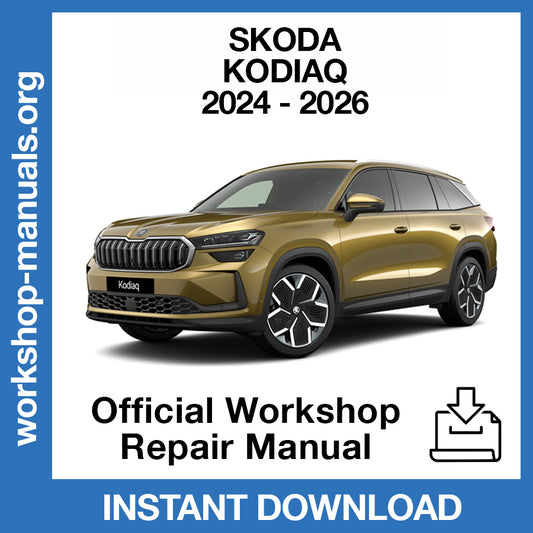 Skoda Kodiaq (2024-2026) Official Workshop Repair Manual
