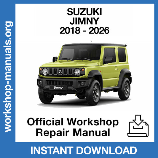 Suzuki Jimny JB74W (2018-2026) Official Workshop Repair Manual