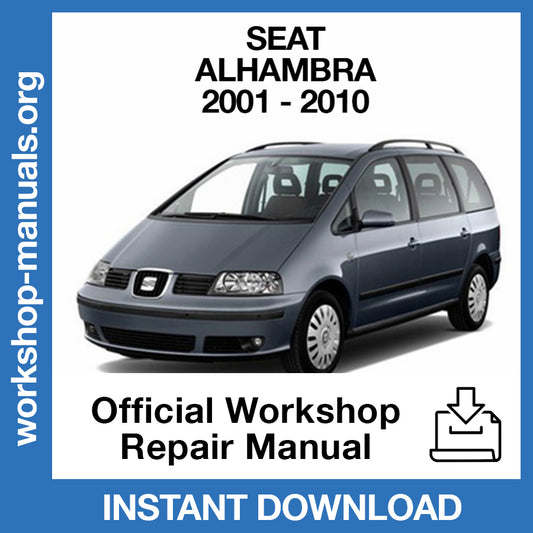 Seat Alhambra (2001-2010) Official Workshop Repair Manual