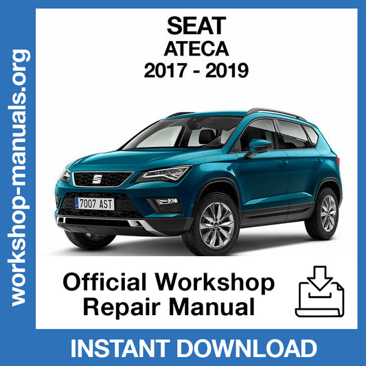 Seat Ateca (2017-2019) Official Workshop Repair Manual