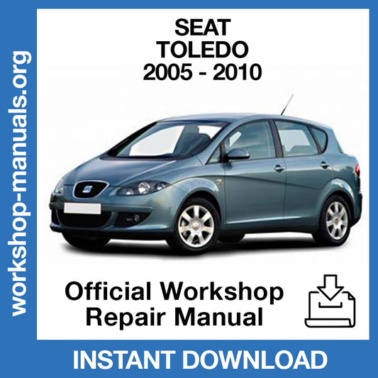 Seat Toledo (2005-2010) Official Workshop Repair Manual