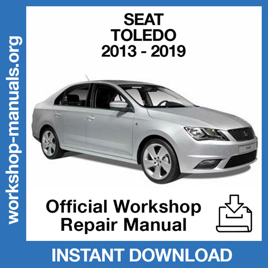 Seat Toledo (2013-2019) Official Workshop Repair Manual