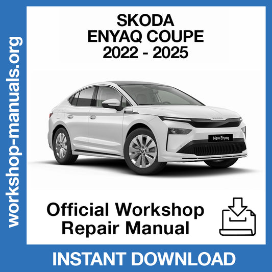 Skoda Enyaq Coupe (2022-2025) Official Workshop Repair Manual