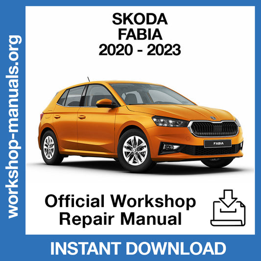 Skoda Fabia 4 (2020-2023) Official Workshop Repair Manual