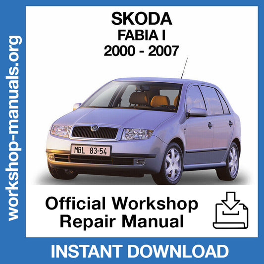 Skoda Fabia MK1 (2000-2007) Official Workshop Repair Manual