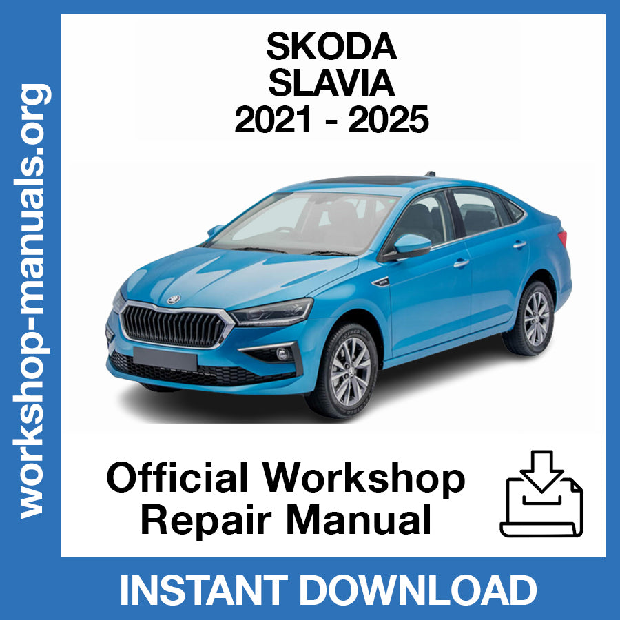 Skoda Slavia (2021-2025) Official Workshop Repair Manual