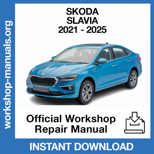 Skoda Slavia (2021-2025) Official Workshop Repair Manual