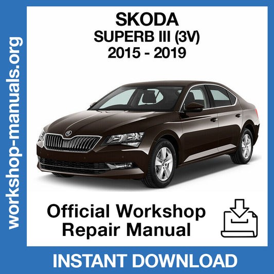 Skoda Superb MK3 (2015-2019) Official Workshop Repair Manual
