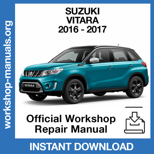 Suzuki Vitara (2016-2017) Official Workshop Repair Manual