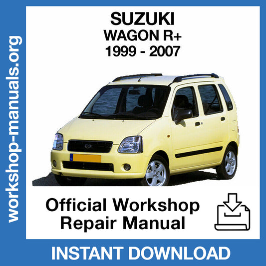 Suzuki Wagon R+ (1999-2007) Official Workshop Repair Manual