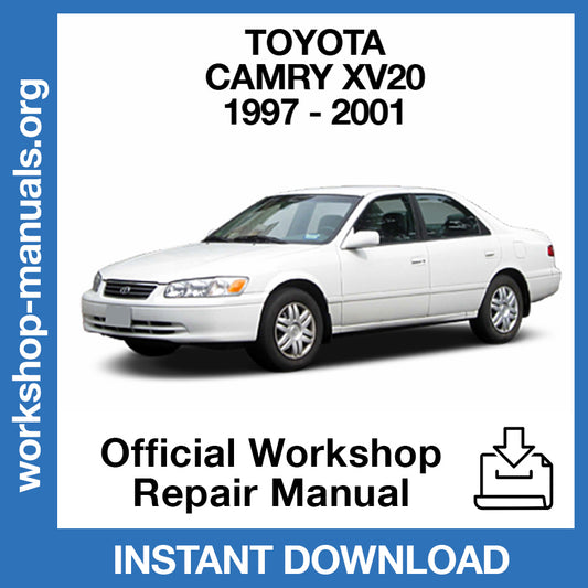 Toyota Camry (1997-2001) Official Workshop Repair Manual