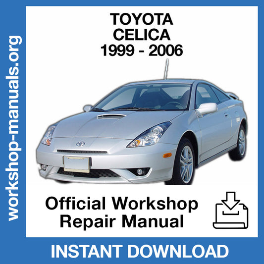 Toyota Celica T230 (1999-2006) Official Workshop Repair Manual