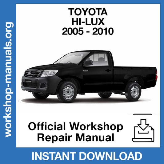 Toyota Hi-Lux (2005-2010) Official Workshop Repair Manual