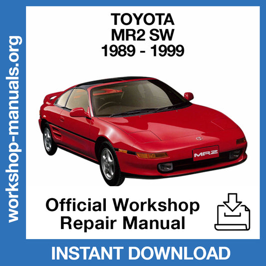 Toyota MR2 SW (1989-1999) Official Workshop Repair Manual