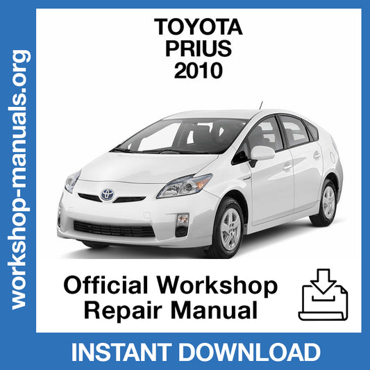 Toyota Prius (2010) Official Workshop Repair Manual