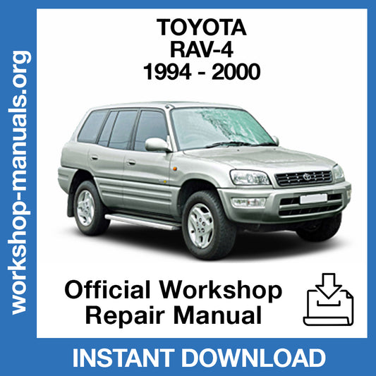 Toyota Rav-4 (1994-2000) Official Workshop Repair Manual