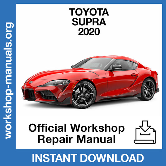 Toyota Supra (2020) Official Workshop Repair Manual