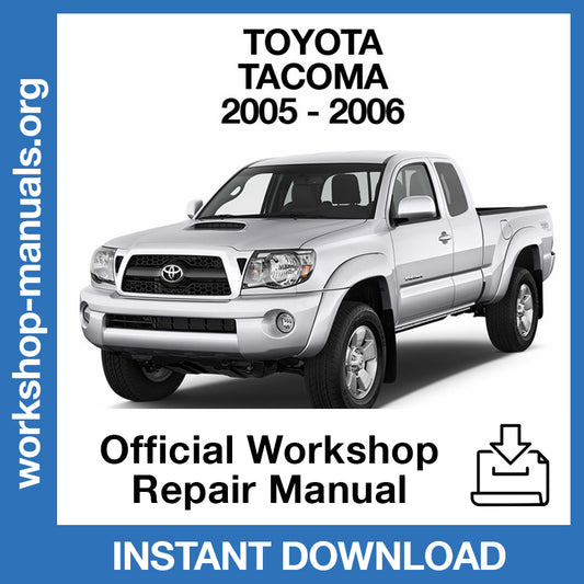 Toyota Tacoma (2005-2006) Official Workshop Repair Manual