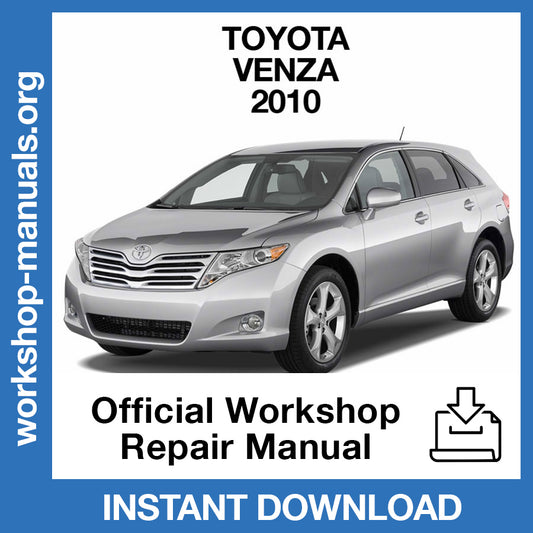 Toyota Venza (2010) Official Workshop Repair Manual