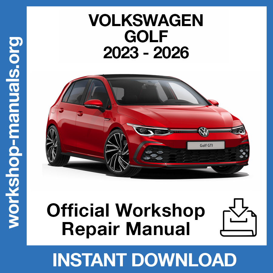 Volkswagen Golf 8 (2024-2026) Official Workshop Repair Manual