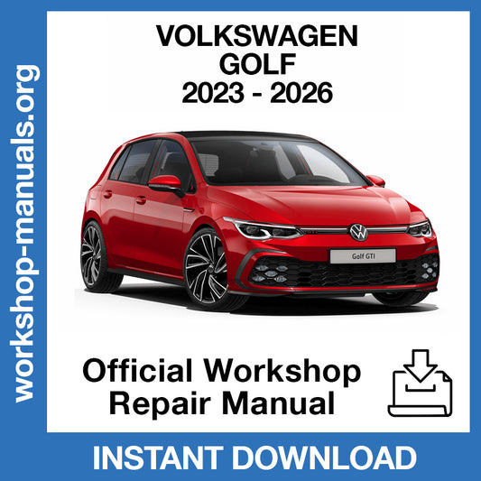 Volkswagen Golf 8 (2024-2026) Official Workshop Repair Manual