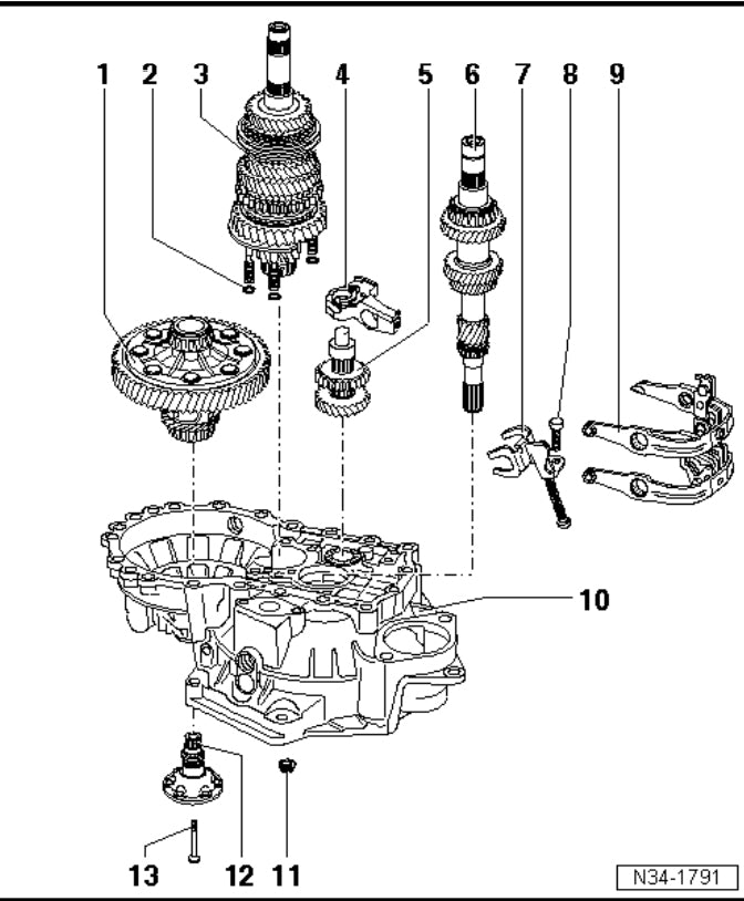 Volkswagen Golf MK8 (2020-2022) Official Workshop Repair Manual
