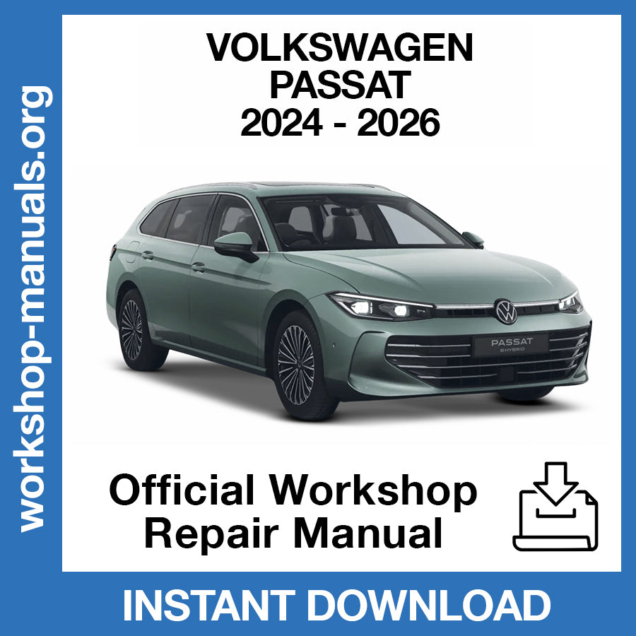 Volkswagen Passat (2024-2026) Official Workshop Repair Manual