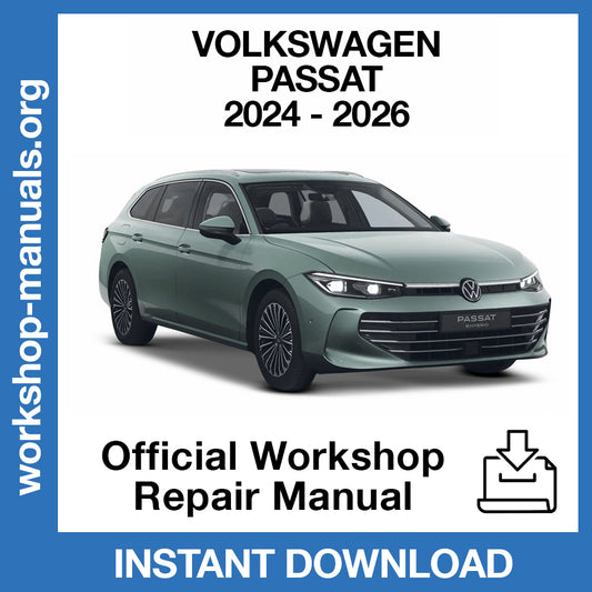 Volkswagen Passat (2024-2026) Official Workshop Repair Manual
