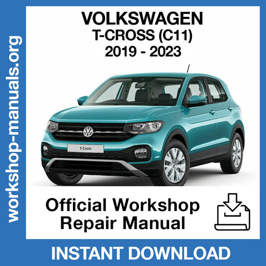 Volkswagen T-Cross (2019-2023) Official Workshop Repair Manual