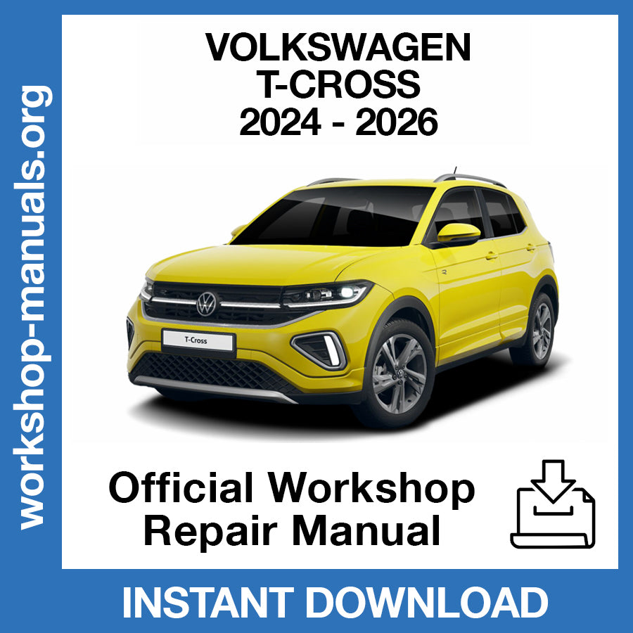 Volkswagen T-Cross (2024-2026) Official Workshop Repair Manual