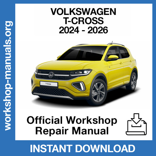Volkswagen T-Cross (2024-2026) Official Workshop Repair Manual